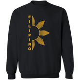Filipino Half Sun Unisex Crewneck Pullover Sweatshirt
